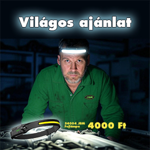 JBM fejlámpa akció