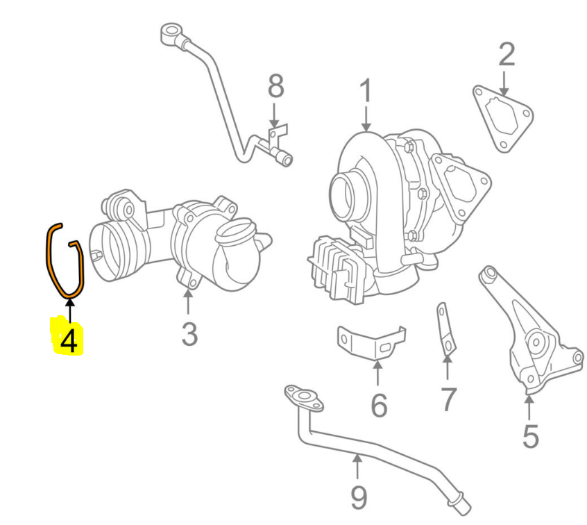 MERCEDES OE Bilincs, légféktömlő 0079934201_MER