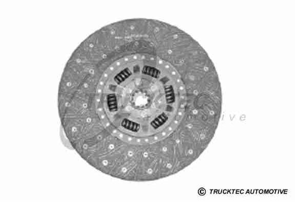 TRUCKTEC Kuplungtárcsa 01.23.120