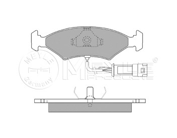 MEYLE Első fékbetét 0252078318/W