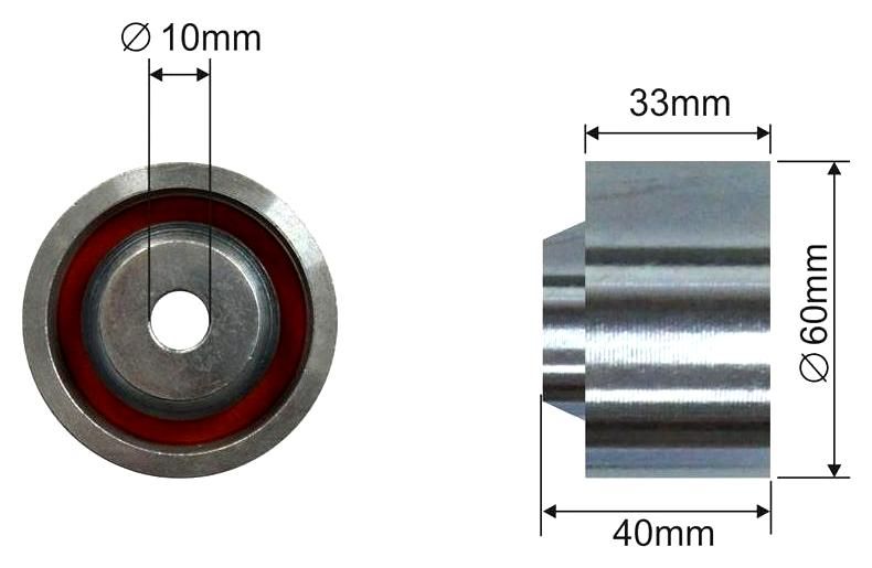 SZMETAL Vezetőgörgő, vezérműszíj 0409310