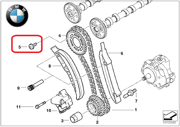 BMW OE Csavar 11317791821_BMW