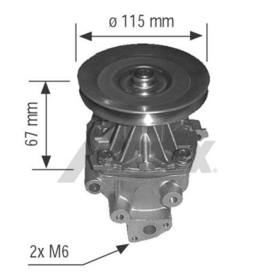 AIRTEX Vízpumpa házzal 1205AIR