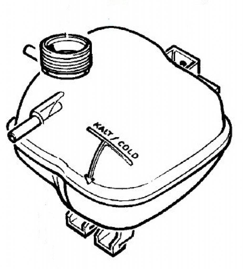 OPEL OE Hűtőfolyadék kiegyenlítő tartály 1304243_OPEL