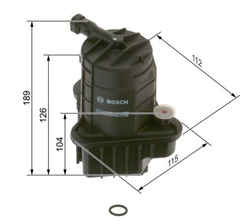 BOSCH Üzemanyagszűrő 09864B2025_BOSCH