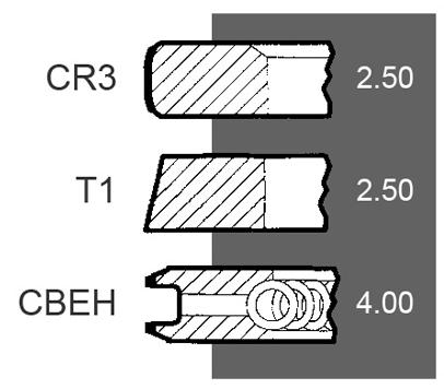 BEPCO Dugattyúgyűrű 30/34-110