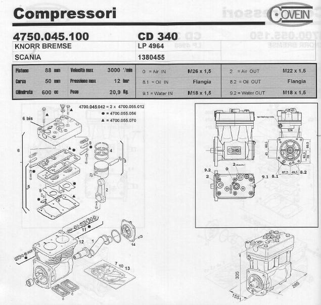 COVEIN Kompresszor 4750.045.100