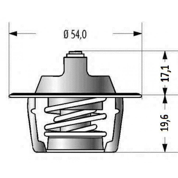 Proparts Diesel Termosztát 4A236M_PRO