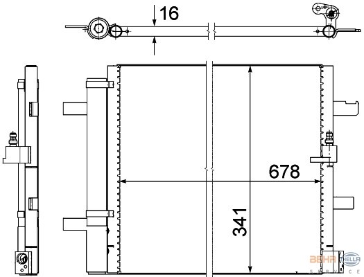 VW OE Klímahűtő 4G0260403B_VOLK