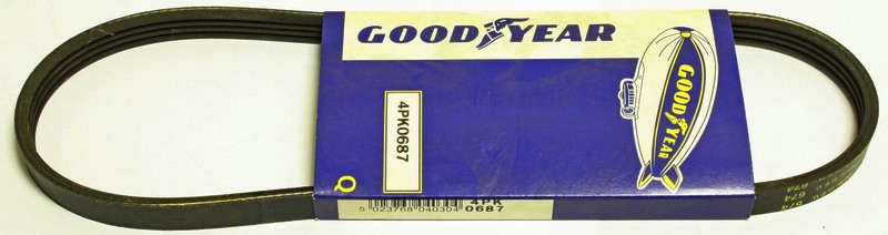 GOODYEAR Hosszbordásszíj 4PK0687