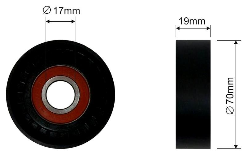 SZMETAL Vezetőgörgő, hosszbordás szíj 5028310