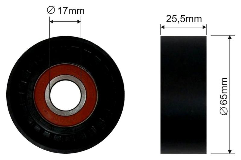 SZMETAL Szíjfeszítő, hosszbordás szíj 5043310