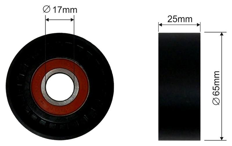 SZMETAL Feszítőgörgő, hosszbordás szíj 5082310