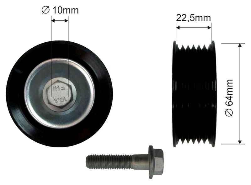 SZMETAL Feszítőgörgő, hosszbordás szíj 5111310