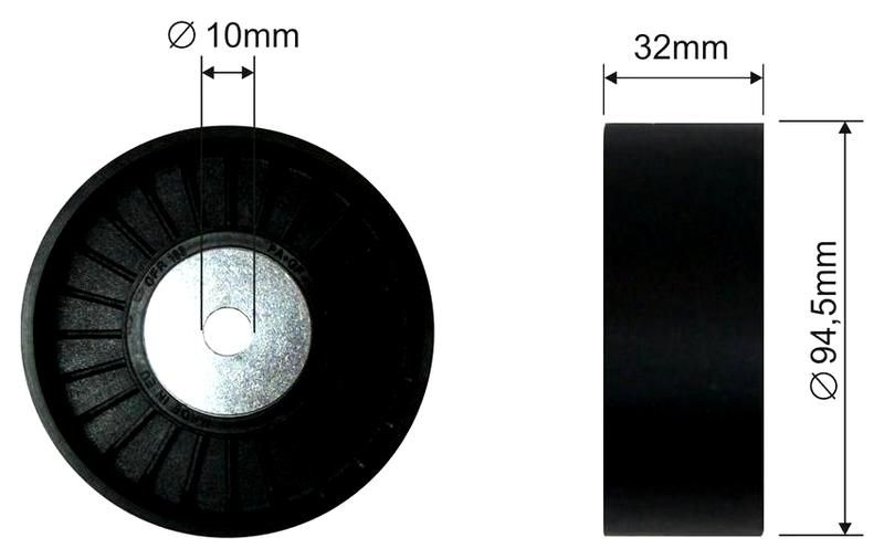 SZMETAL Feszítőgörgő, hosszbordás szíj 5112310