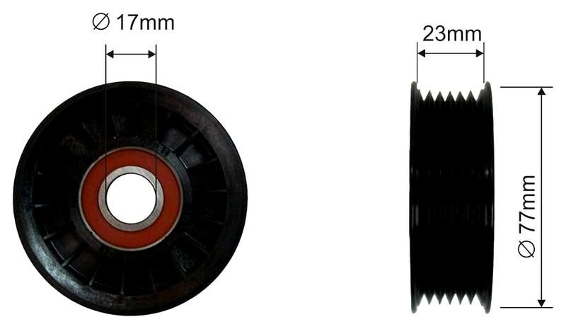 SZMETAL Feszítőkar, hosszbordásszíj 5118310