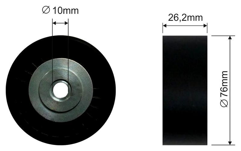 SZMETAL Feszítőgörgő, hosszbordás szíj 5121310