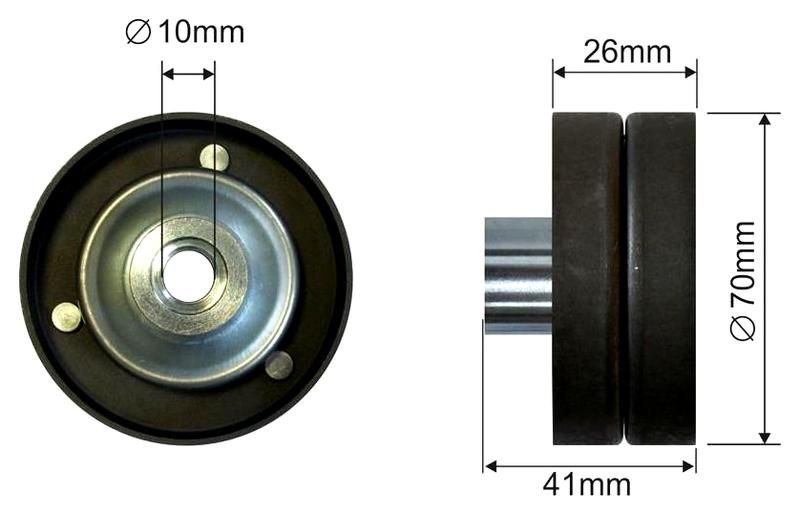 SZMETAL Vezetőgörgő, hosszbordás szíj 5124310