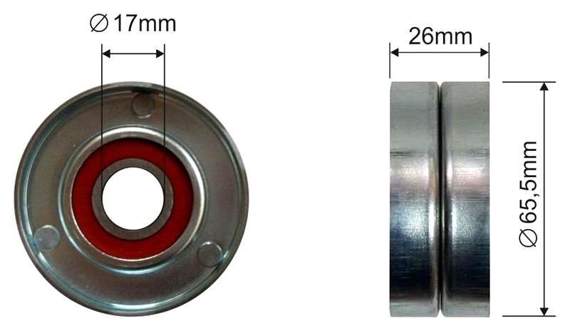 SZMETAL Feszítőgörgő, hosszbordás szíj 5128310