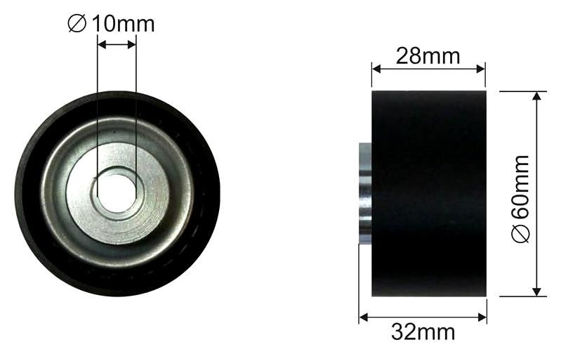 SZMETAL Feszítőgörgő, hosszbordás szíj 5133310