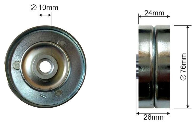 SZMETAL Vezetőgörgő, hosszbordás szíj 5136310