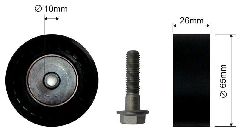 SZMETAL Vezetőgörgő, hosszbordás szíj 5137310