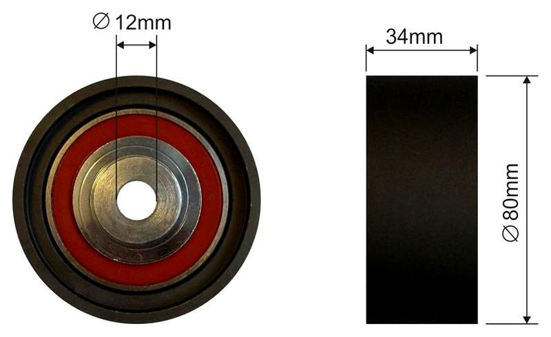 SZMETAL Vezetőgörgő, vezérműszíj 5142310