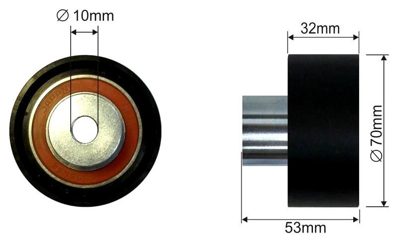 SZMETAL Vezetőgörgő, vezérműszíj 5156310