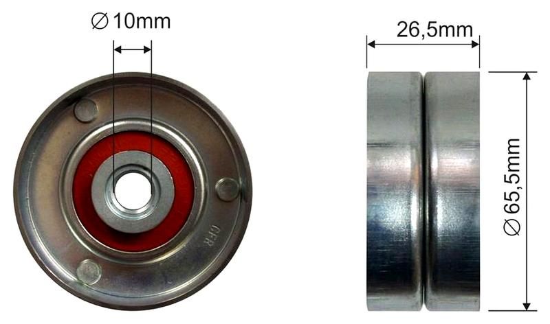 SZMETAL Vezetőgörgő, hosszbordás szíj 5195310