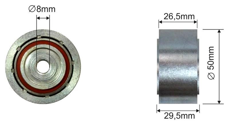 SZMETAL Vezetőgörgő, hosszbordás szíj 5198310