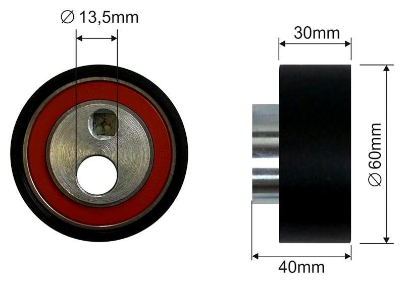 SZMETAL Feszítőgörgő, vezérműszíj 5216310