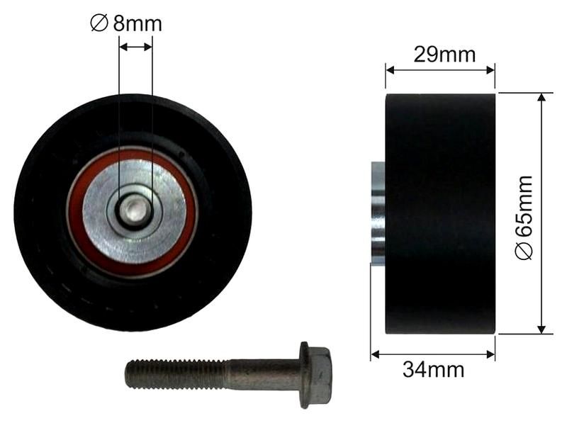 SZMETAL Vezetőgörgő, hosszbordás szíj 5245310