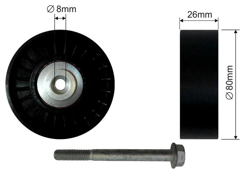 SZMETAL Feszítőgörgő, hosszbordás szíj 5247310