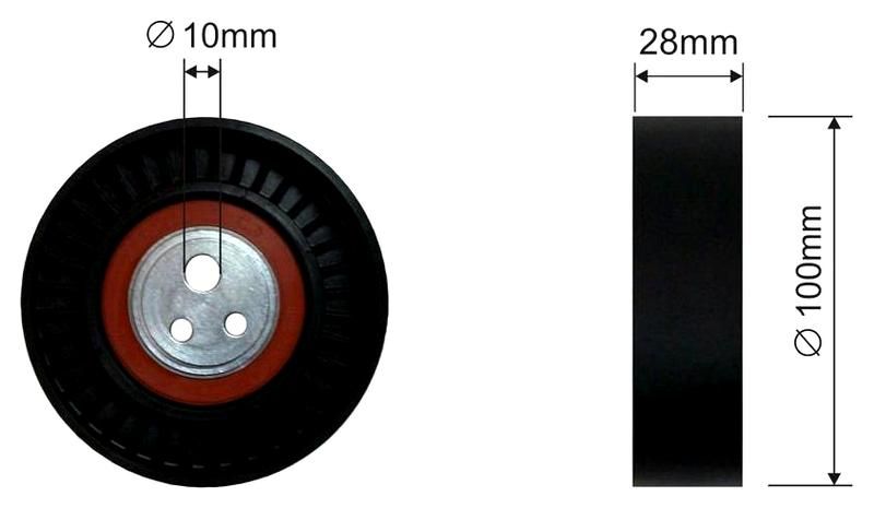 SZMETAL Feszítőgörgő, hosszbordás szíj 5260310