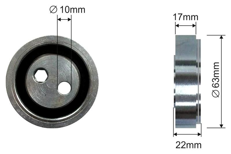 SZMETAL Feszítőgörgő, hosszbordás szíj 5293310