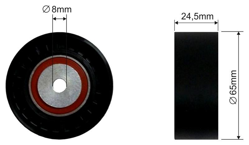 SZMETAL Vezetőgörgő, hosszbordás szíj 5294310