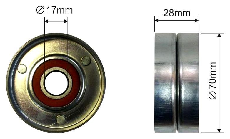 SZMETAL Feszítőgörgő, hosszbordás szíj 5296310