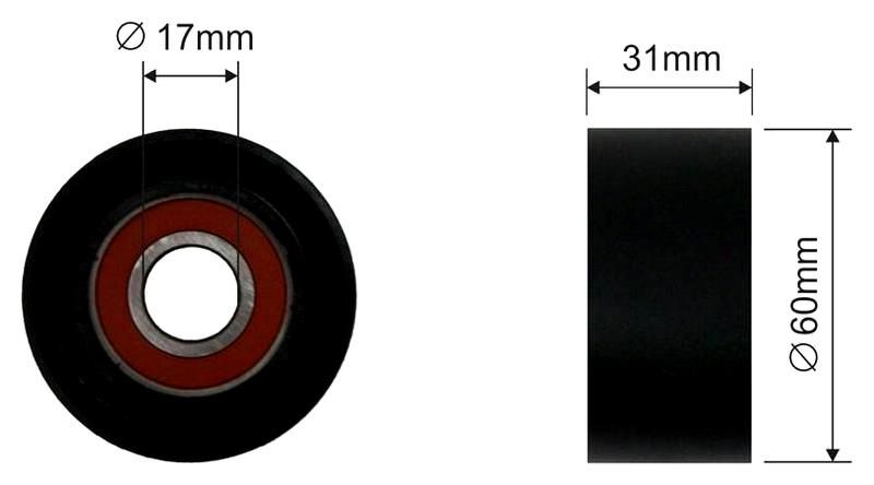 SZMETAL Vezetőgörgő, hosszbordás szíj 5301310