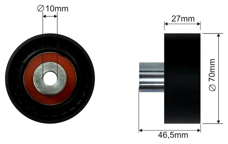 SZMETAL Feszítőgörgő, hosszbordás szíj 5321310