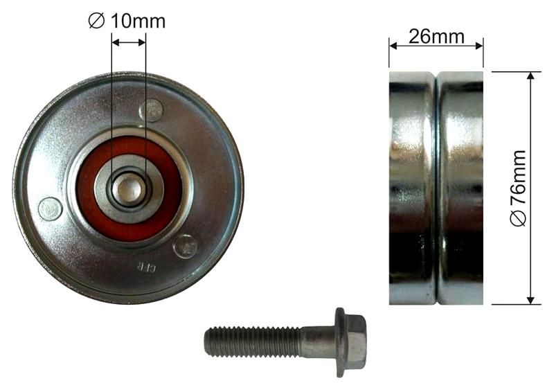 SZMETAL Vezetőgörgő, hosszbordás szíj 5353310