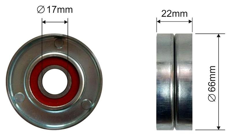 SZMETAL Vezetőgörgő, hosszbordás szíj 5362310