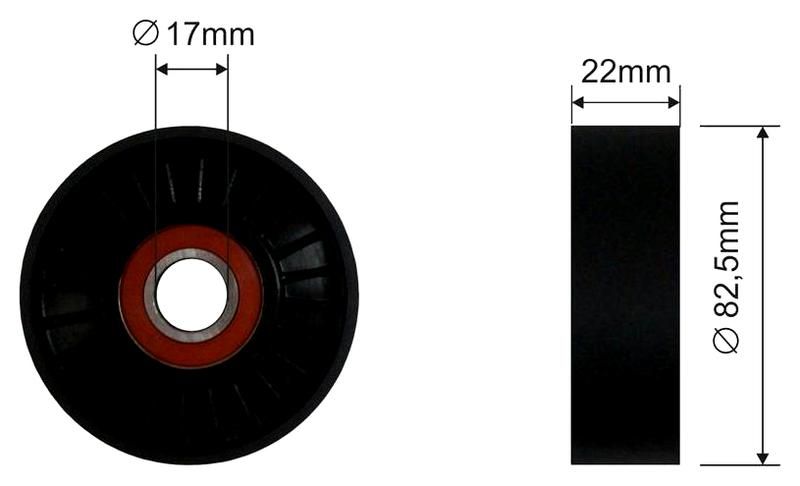 SZMETAL Feszítőgörgő, hosszbordás szíj 5371310