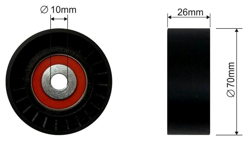 SZMETAL Feszítőgörgő, hosszbordás szíj 5382310