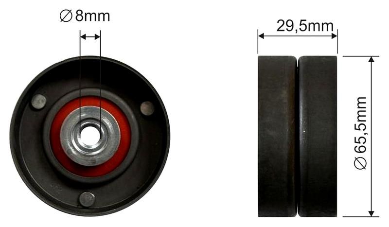 SZMETAL 5433310 Feszítőgörgő, hosszbordás szíj