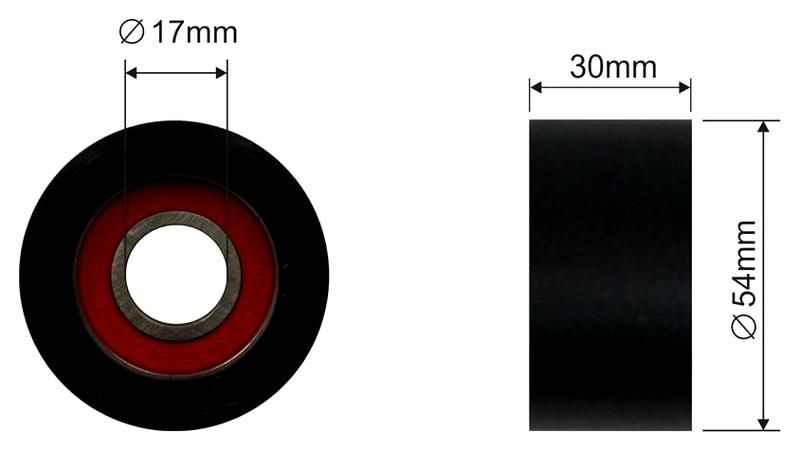 SZMETAL Feszítőgörgő, hosszbordás szíj 5457310