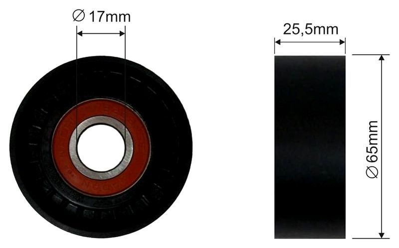 SZMETAL Feszítőgörgő, hosszbordás szíj 5535310