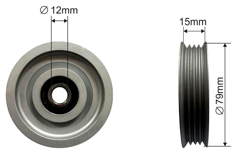 SZMETAL Feszítőgörgő, hosszbordás szíj 5545310