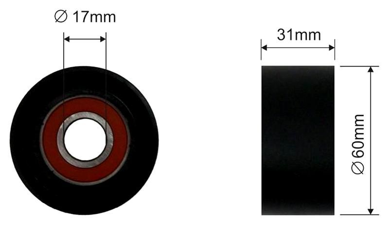 SZMETAL Feszítőgörgő, hosszbordás szíj 5565310