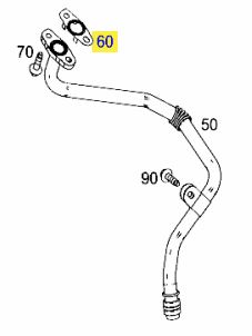 MERCEDES OE Turbo tömítés 6260960280_MER