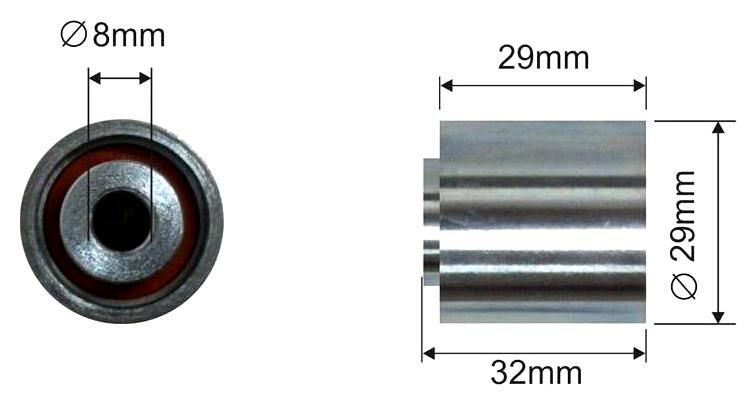 SZMETAL Vezetőgörgő, vezérműszíj 7424310